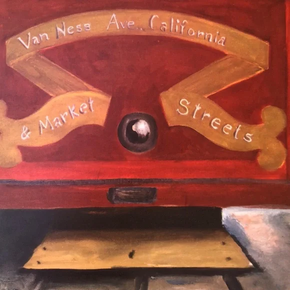 1963 Vintage Keane Print Big Eyes Sunday In Chinatown Midcentury Lithograph - Picture 6 of 9